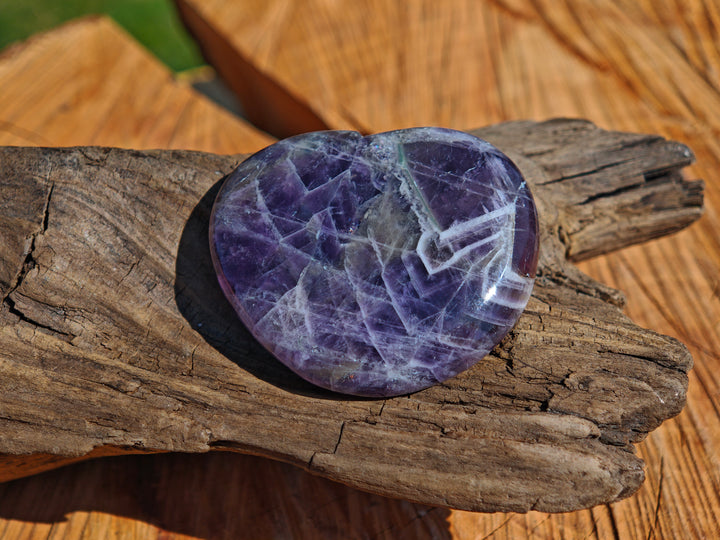 Amethyst (Chevron) Taschensteine Unikate zur individuellen Auswahl