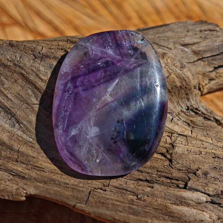 Regenbogen Fluorit Taschenstein Unikate zur individuellen Auswahl