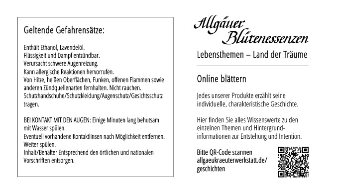 LAND DER TRÄUME - Allgäuer Blütenessenz