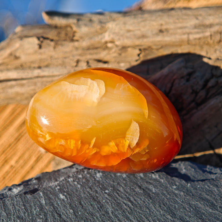 Karneol (Tatkraft) Handschmeichler (7)