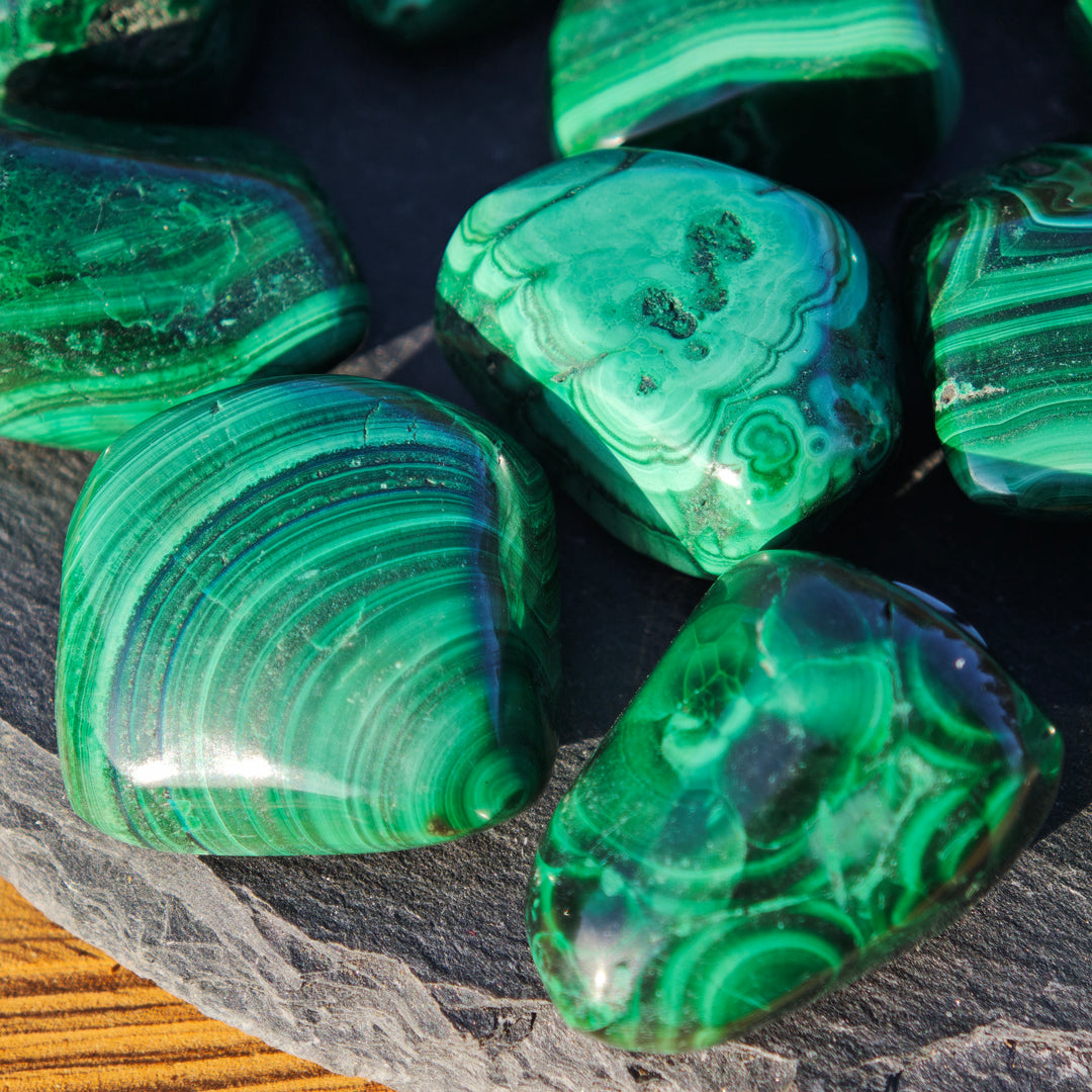 Malachit Trommelsteine (Neubeginn & Wachstum) Extraqualität 2-3cm