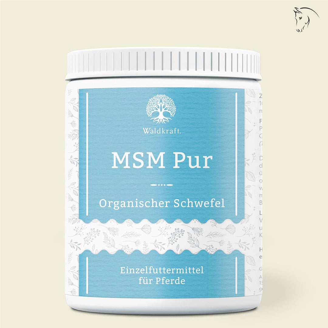 MSM Pur für Pferde (und Reiter:)) - Organischer Schwefel - OptiMSM® - 950g