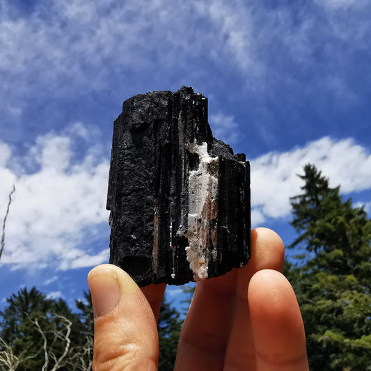 Black tourmaline rough stone Brazil (30)